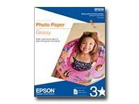 Glossy Photo Paper, 9.4 mil, 8.5 x 11, Glossy White, 50/Pack